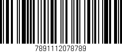 Código de barras (EAN, GTIN, SKU, ISBN): '7891112078789'