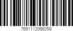 Código de barras (EAN, GTIN, SKU, ISBN): '7891112086258'