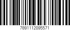Código de barras (EAN, GTIN, SKU, ISBN): '7891112095571'