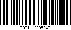 Código de barras (EAN, GTIN, SKU, ISBN): '7891112095748'