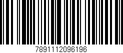 Código de barras (EAN, GTIN, SKU, ISBN): '7891112096196'