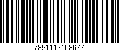 Código de barras (EAN, GTIN, SKU, ISBN): '7891112108677'