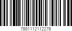 Código de barras (EAN, GTIN, SKU, ISBN): '7891112112278'