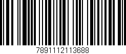 Código de barras (EAN, GTIN, SKU, ISBN): '7891112113688'
