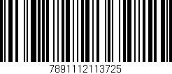 Código de barras (EAN, GTIN, SKU, ISBN): '7891112113725'