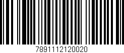 Código de barras (EAN, GTIN, SKU, ISBN): '7891112120020'
