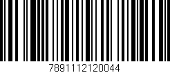 Código de barras (EAN, GTIN, SKU, ISBN): '7891112120044'