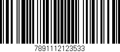 Código de barras (EAN, GTIN, SKU, ISBN): '7891112123533'