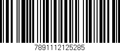 Código de barras (EAN, GTIN, SKU, ISBN): '7891112125285'