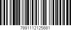 Código de barras (EAN, GTIN, SKU, ISBN): '7891112125681'
