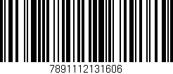 Código de barras (EAN, GTIN, SKU, ISBN): '7891112131606'
