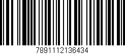 Código de barras (EAN, GTIN, SKU, ISBN): '7891112136434'