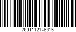 Código de barras (EAN, GTIN, SKU, ISBN): '7891112146815'