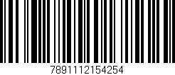 Código de barras (EAN, GTIN, SKU, ISBN): '7891112154254'