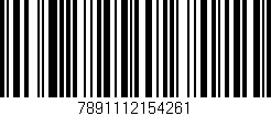 Código de barras (EAN, GTIN, SKU, ISBN): '7891112154261'