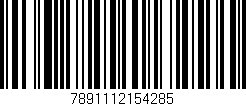 Código de barras (EAN, GTIN, SKU, ISBN): '7891112154285'