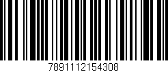 Código de barras (EAN, GTIN, SKU, ISBN): '7891112154308'