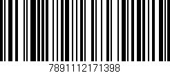 Código de barras (EAN, GTIN, SKU, ISBN): '7891112171398'