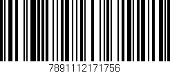 Código de barras (EAN, GTIN, SKU, ISBN): '7891112171756'