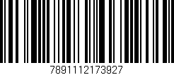 Código de barras (EAN, GTIN, SKU, ISBN): '7891112173927'