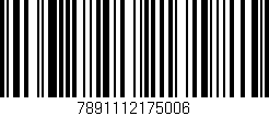 Código de barras (EAN, GTIN, SKU, ISBN): '7891112175006'