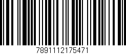 Código de barras (EAN, GTIN, SKU, ISBN): '7891112175471'