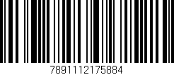 Código de barras (EAN, GTIN, SKU, ISBN): '7891112175884'