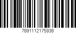 Código de barras (EAN, GTIN, SKU, ISBN): '7891112175938'