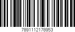 Código de barras (EAN, GTIN, SKU, ISBN): '7891112178953'
