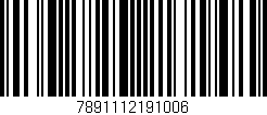 Código de barras (EAN, GTIN, SKU, ISBN): '7891112191006'