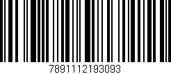 Código de barras (EAN, GTIN, SKU, ISBN): '7891112193093'