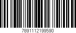 Código de barras (EAN, GTIN, SKU, ISBN): '7891112199590'