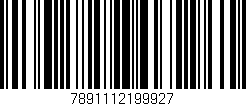 Código de barras (EAN, GTIN, SKU, ISBN): '7891112199927'