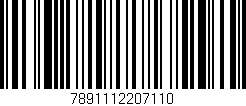 Código de barras (EAN, GTIN, SKU, ISBN): '7891112207110'