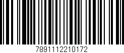 Código de barras (EAN, GTIN, SKU, ISBN): '7891112210172'