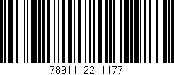 Código de barras (EAN, GTIN, SKU, ISBN): '7891112211177'