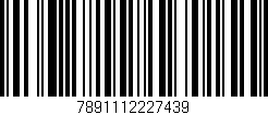 Código de barras (EAN, GTIN, SKU, ISBN): '7891112227439'