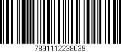 Código de barras (EAN, GTIN, SKU, ISBN): '7891112238039'