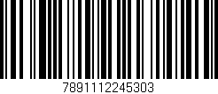 Código de barras (EAN, GTIN, SKU, ISBN): '7891112245303'