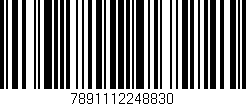 Código de barras (EAN, GTIN, SKU, ISBN): '7891112248830'