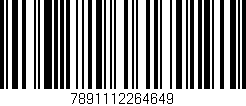 Código de barras (EAN, GTIN, SKU, ISBN): '7891112264649'