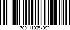Código de barras (EAN, GTIN, SKU, ISBN): '7891113354097'