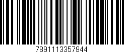 Código de barras (EAN, GTIN, SKU, ISBN): '7891113357944'