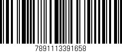 Código de barras (EAN, GTIN, SKU, ISBN): '7891113391658'
