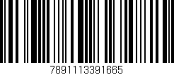 Código de barras (EAN, GTIN, SKU, ISBN): '7891113391665'