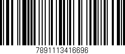 Código de barras (EAN, GTIN, SKU, ISBN): '7891113416696'