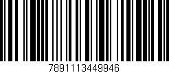 Código de barras (EAN, GTIN, SKU, ISBN): '7891113449946'