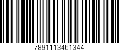 Código de barras (EAN, GTIN, SKU, ISBN): '7891113461344'