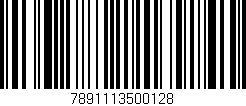 Código de barras (EAN, GTIN, SKU, ISBN): '7891113500128'