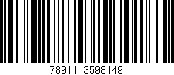 Código de barras (EAN, GTIN, SKU, ISBN): '7891113598149'